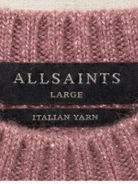 AllSaints Women's Dusty Rose Crewneck Sweater